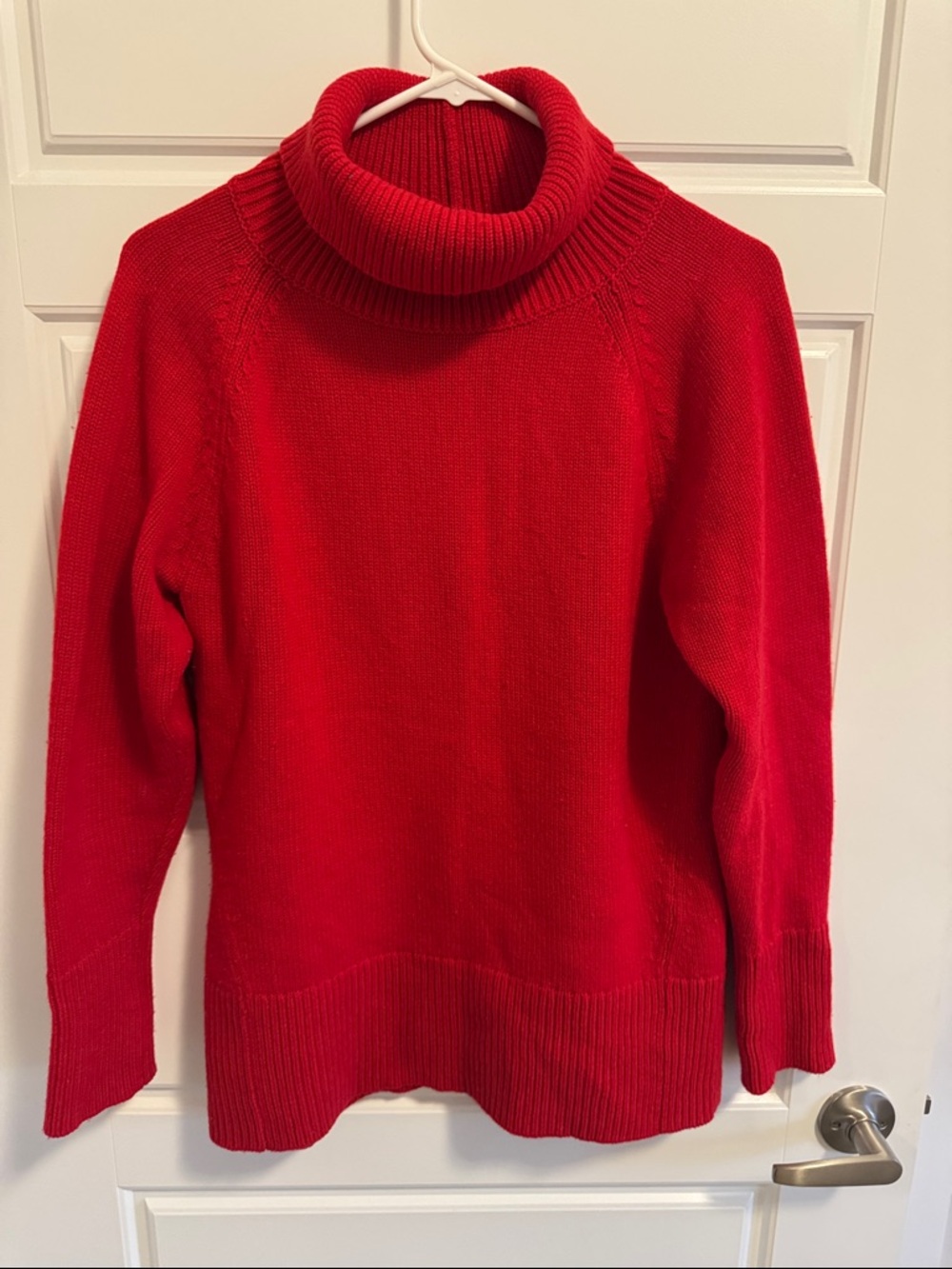 Babaton Red Turtleneck Sweater - Classic Knit